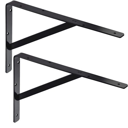 Robust konsol - 2 delar - väggfäste - Athena - 300 mm djup -