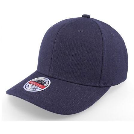 Mitchell & Ness - Blå adjustable Keps - Blank 110 Flexfit Navy Adjustable @ Hatstore