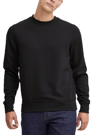Casual Friday Cfsebastian 0096 Crew Neck Swe Sweatshirt Tröjor Herr Svart M