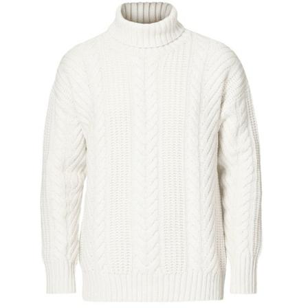 Hugo Boss Jumper Hvid, Herre Rullekraver
