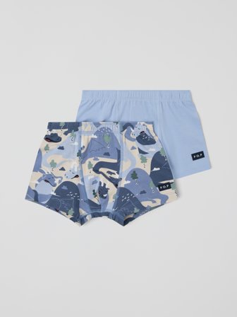 2er-Pack Boxershorts Drachen - 86|92 - kinderbekleidung - blue - Polarn O. Pyret