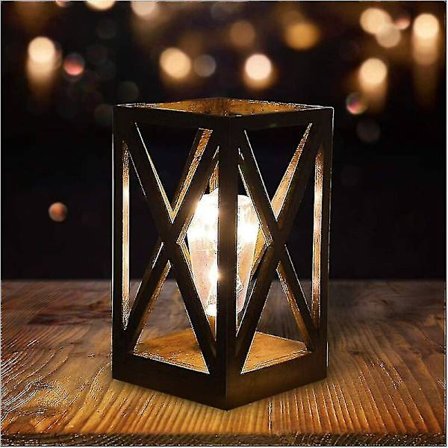 Senglampe med 20 LED - Batteridrevet - Med moderne plastikramme - Retro-stil - Til udendørs brug eller som bordlampe