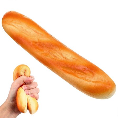 Falskt brød Kunstig brød Simuleringsmat Modell Dekorasjon Kjøkkenrekvisitt (Baguette)