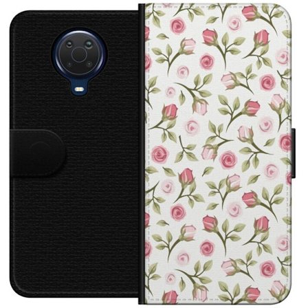 Plånboksfodral till Nokia G20 med Blommigt