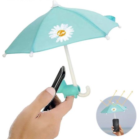 Paraply för telefon med universellt justerbart sugkoppsstativ, solskydd för telefon, Ipad, Iphone, Kindle, blockerar bländning antireflex