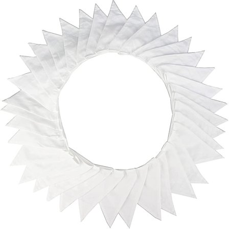 10m Vimpelkjede Utendørs Stoff, Til Utendørs Hage Bryllupsfest