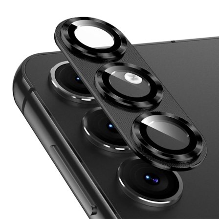 Hat Prince Kameransuojus Alumiini Samsung Galaxy S25 Plus Musta