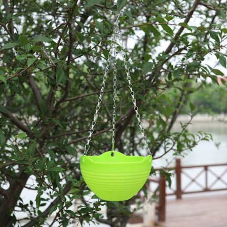 Blomkruka Hemma Trädgård Balkong Hängande växtkruka Krok Korg Hängande kruka Blomväxtkrukor