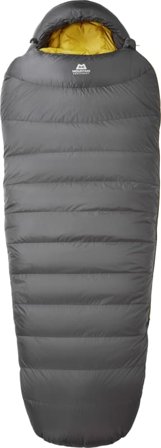 Mountain Equipment Helium GT 600 - Regular down sleeping bags Grey Left Zip