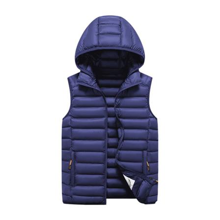 Herrväst I Enfärgad Ytterkläder