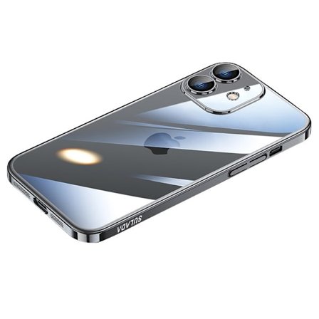 SULADA JINGJIA Mobilskal till iPhone 12 Hård PC Shockproof Svart