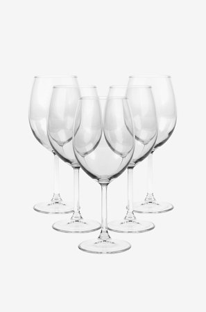 Hermia - Sæt med vinglas (4 dele) Astoria - Transparent - Vinglas - Fra Homeroom