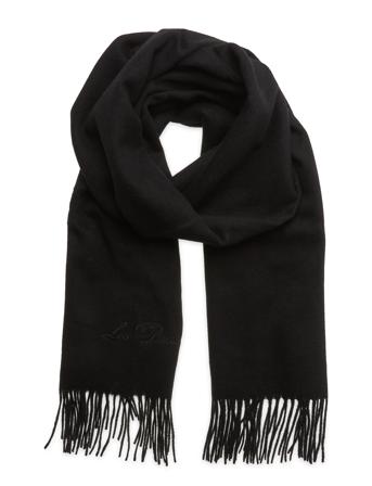 Wayne Wool Scarf Les Deux Black
