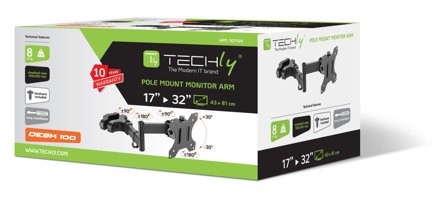 TECHLY Bracket For Pole Fixing Tv