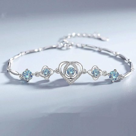 Sølv Armbånd Til Kvinder 925, Venskabsarmbånd, Smykker Til Kvinder, Sølv Armbånd, Hjerte Armbånd