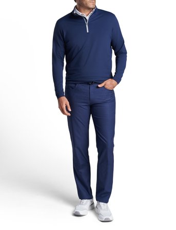 Peter Millar Perth Stretch 1/4 Zip - Navy - XL