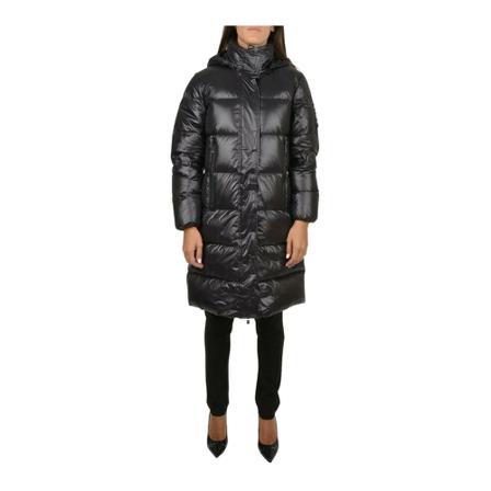 Armani Exchange, Down Coats Zwart, Dames, Maat:XS