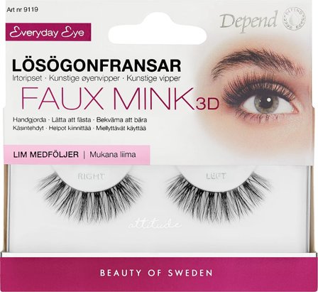 Depend Kunstige vipper Attitude, Makeup, Øjenvipper, Kunstige Øjenvipper