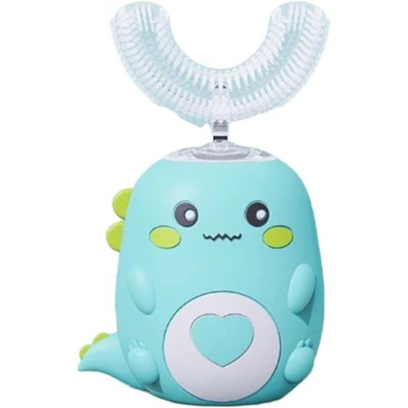 Elektrisk U-formet Tannbørste Barn - Ultralyd 360° IPX7 Vanntett 3 Moduser