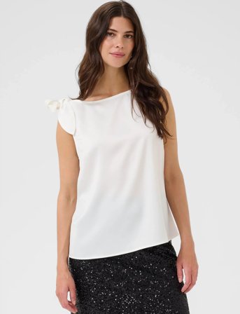 Cream Crtat Top - Cream - 34