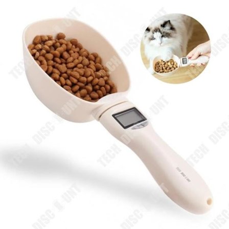 Måttsked - TD - Elektronisk köksvåg - LCD-skärm - Plast - Tara-funktion