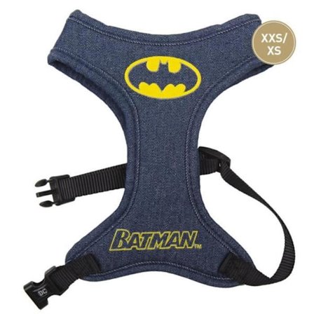 Hundsele - BATMAN - XXS/XS - Längd 29-41cm - Bredd 2,4cm - Färg Blå