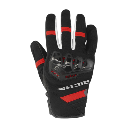 Guantes de Moto Richa Stradale Summer Negro/Rojo 4XL