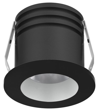 Westal WLD-R25 Alasvalo 1,5 W, 90 lm 3000 K, musta, Valaistus