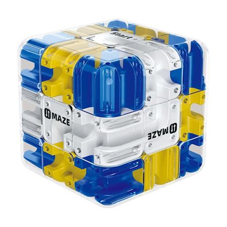 Suuri 3D-labyrintti palapeli kuutio, labyrintti kuutio ja pallo, aivojumppa palapeli, lievittää stressiä ja kehittää loogista ajattelua.