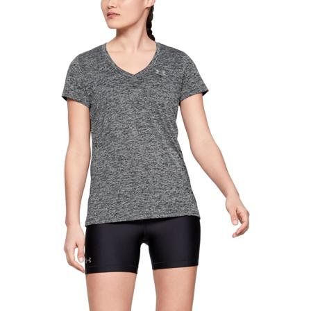 Under Armour Women's Tech SS Tee Women Short sleeved fitness sweater Grey XS
