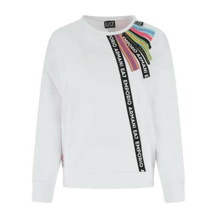 Emporio Armani EA7 Sweatshirt Hvid, Dame Sweatshirts