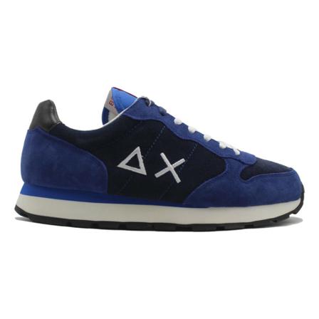 Sun68, Sneakers Blauw, Heren, Maat:43 EU,suede