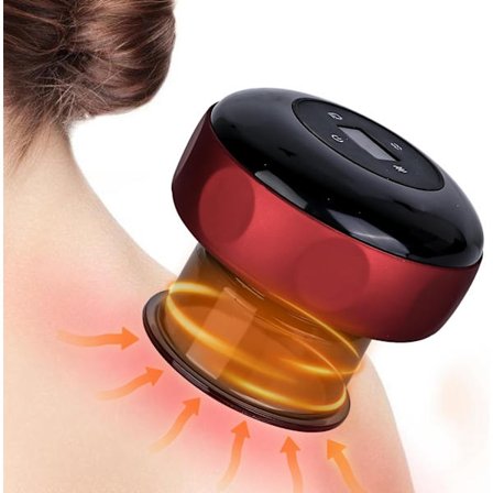Elektronisk cupping-terapi, elektrisk cupping-massage, 12-gears cupping, elektrisk cupping-sæt, vakuummassage, vakuum-cupping