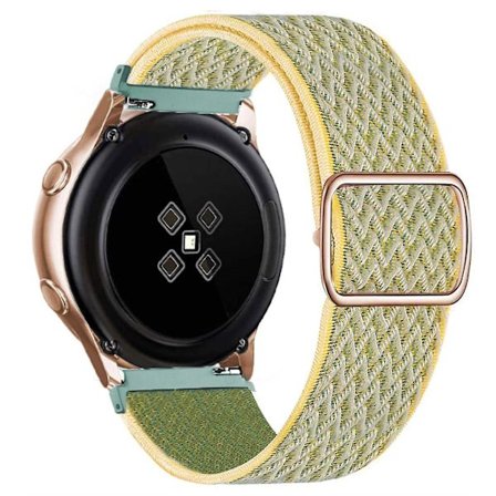 20 mm 22 mm band för Samsung Galaxy Watch 4/classic/3/5/ pro/active 2 Gear S3 Elastisk nylon Huawei Watch Gt 2 2e 3 Pro Strap