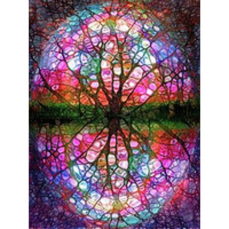 30x40cm 5D Diamant Maleri DIY Fuld Dækning Diamant Kunst - FJ222