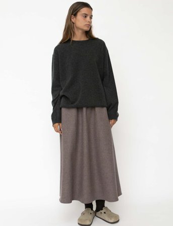 STUDIO FEDER Agnes Skirt - Wool - Brown - S
