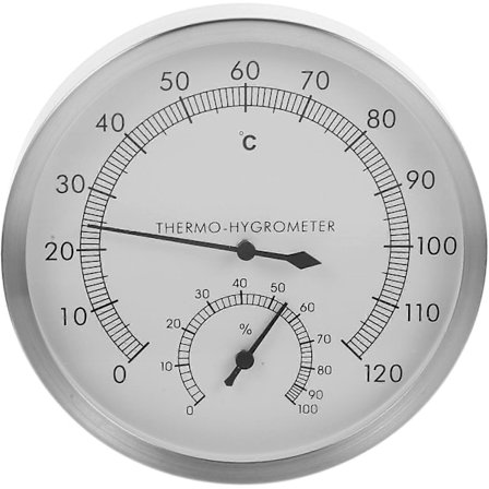 Praktisk bastu-termometer 2-i-1 bastu-hygrotermometer ångbastu bastu-termometer hygrometer