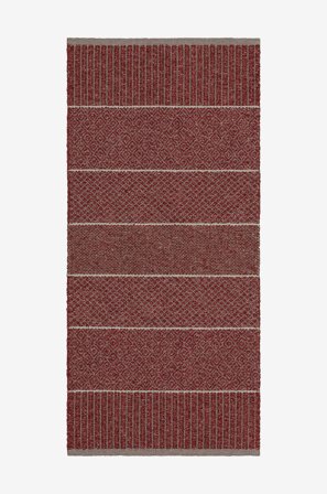 Horredsmattan - Carpet Alice - Rød - Bomulds- & kludetæpper - 70X250 - Fra Homeroom