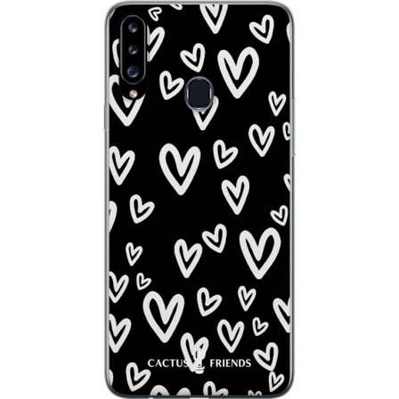 Yhteensopiva Puhelinkuori Samsung Samsung Galaxy A20s Cactus and Friends - Handdrawn Love Chaos