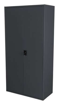 PELA 519986 Oppbevaringsskap grå, 2000x1000x500 mm, Garasjeinnredning & oppbevaring