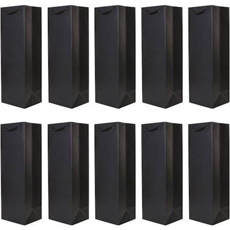 DonDon - Pakke med 10 gaveposer for vin og champagne, L11*B9*H35cm