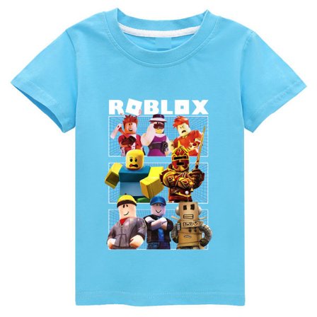 ROBLOX T-shirt Mode Barn T-shirt F9 wathet 160cm
