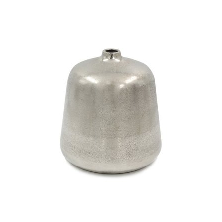 Aluminiumsflaske 23x23x23cm sølvfinish