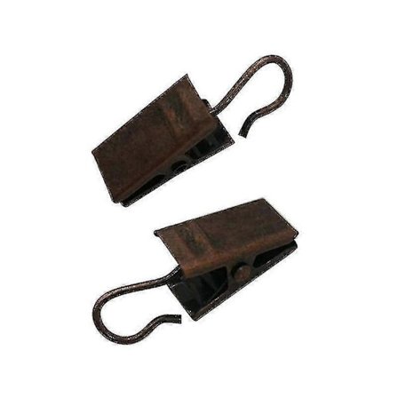 100 metalliska gardinklämmor