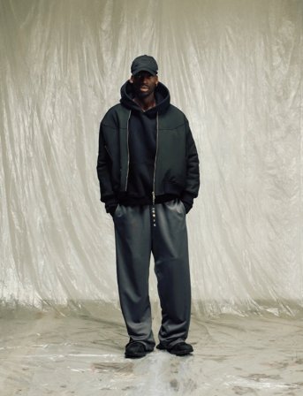 Isnurh Isnurh Basement Bomber Jacket - Black - S