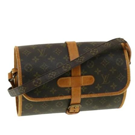 Louis Vuitton Vintage, Pre-owned Canvas louis-vuitton-bags Bruin, Dames, Maat:ONE Size