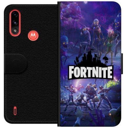 Motorola Moto E7 Power Tegnebogsetui Fortnite Gaming