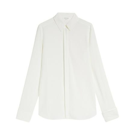 Sportmax, Ivory Shirt Biały, Kobieta, Rozmiar: S