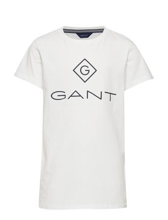 Gant Lock-Up Ss T-Shirt White GANT