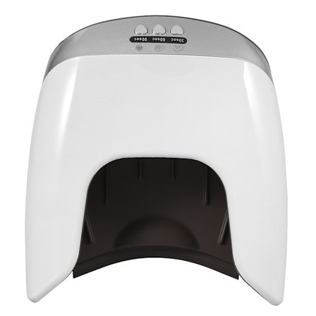 Profesjonell 48W 24LEDs neglelampe UV-lys gelpoleringstørker for hender og føtter - hvit